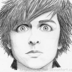 Billie Joe Armstrong Drawing Intricate Artwork