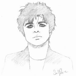 Billie Joe Armstrong Drawing Realistic Sketch