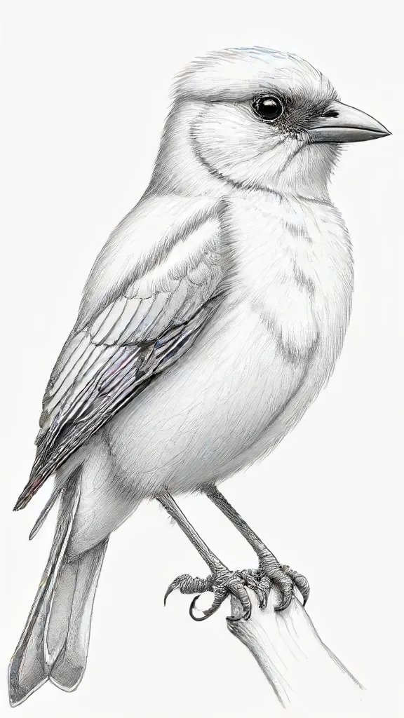 Bird Drawing Art Sketch Image