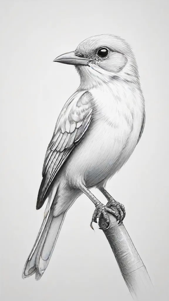 Bird Drawing Sketch Image