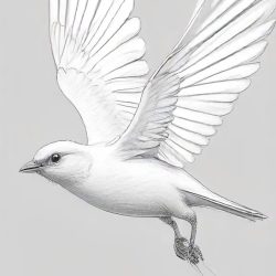 Bird Flying Drawing Sketch Picture