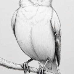 Bird Line Drawing Sketch Picture