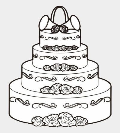 Birthday Cake, Joyful Occasion, Sweet Delight, Celebration Treat, Festive Dessert Drawing