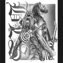 Black Label Society Drawing