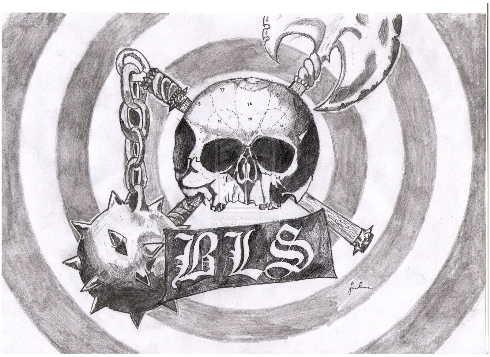 Black Label Society Drawing Creative Style