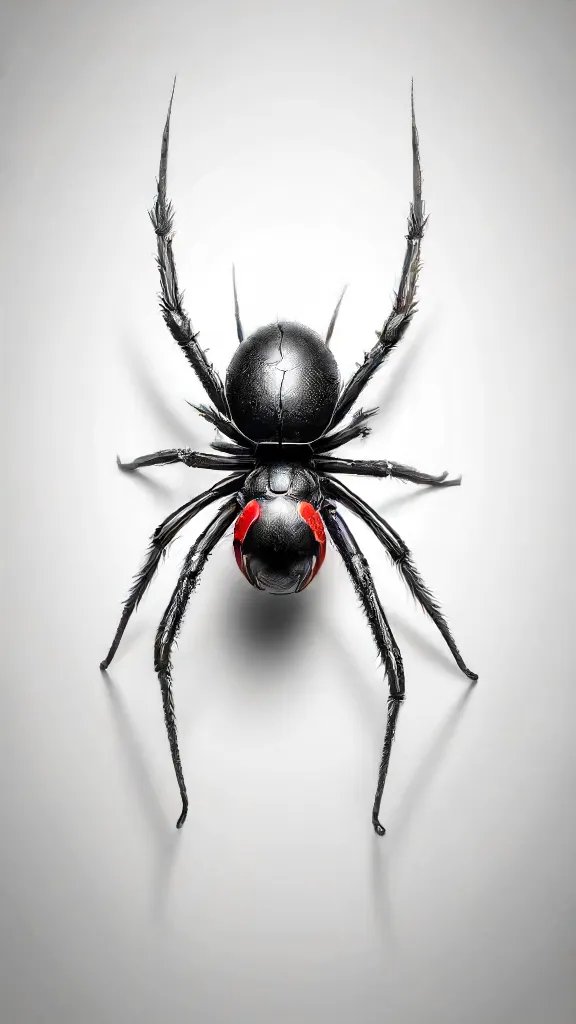 Black Widow Spider Drawing Sketch Picture