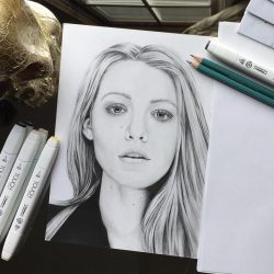 Blake Lively Drawing Fine Art