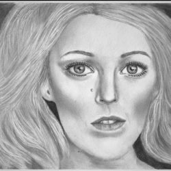 Blake Lively Drawing Professional Artwork