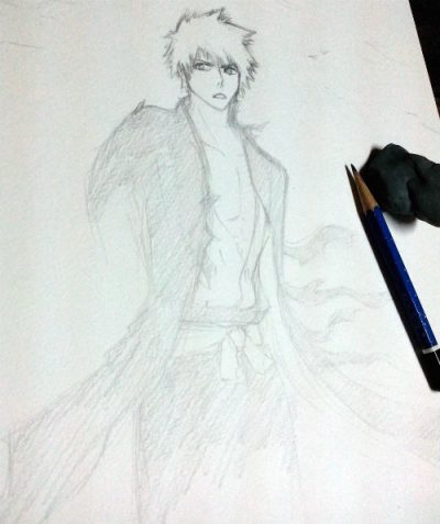 Bleach, Soul Reapers, Quincy, Hollow, Zanpakutō Drawing