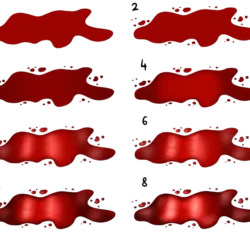 Blood Splatter Drawing Fine Art