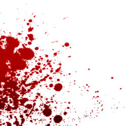 Blood Splatter Drawing Image