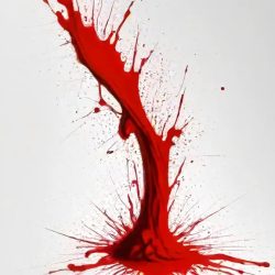 Blood Splatter Drawing Sketch Photo