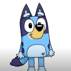 Bluey Drawing