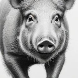 Boar Drawing Art Sketch Image