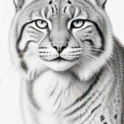 Bobcat Drawing Sketch Photo