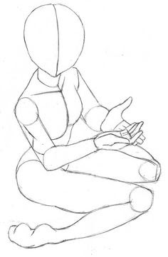 Body Base Drawing Hand Drawn Sketch