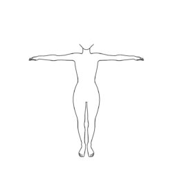 Body Outline Drawing Art