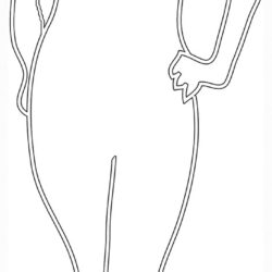 Body Outline Drawing Fine Art