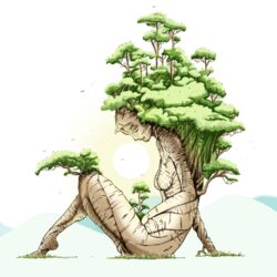 Bonsai Tree Drawing Creative Style