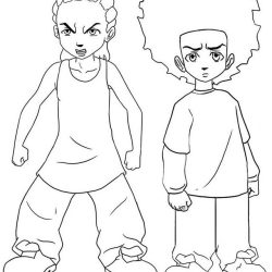 Boondocks Drawing Artistic Sketching