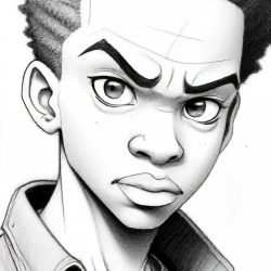 Boondocks Drawing Sketch Picture