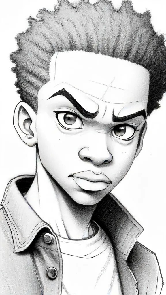 Boondocks Drawing Sketch Picture