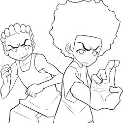 Boondocks Drawing Stunning Sketch