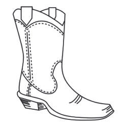 Boot Drawing Artistic Sketching