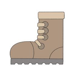 Boot Drawing Creative Style