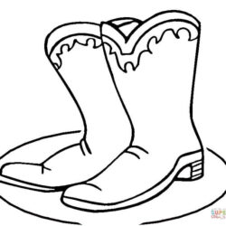 Boot Drawing Hand Drawn