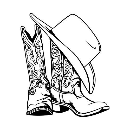 Boot Drawing Stunning Sketch