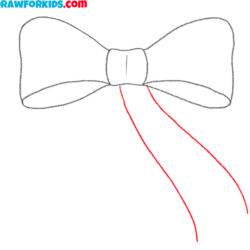 Bow Drawing Sketch