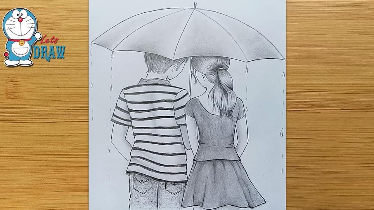 Boy and Girl Drawing Beautiful Artwork