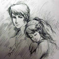 Boy and Girl Drawing Creative Style