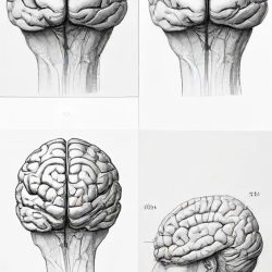 Brain Simple Drawing Art Sketch Image