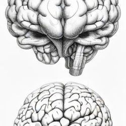 Brain Simple Drawing Sketch Photo