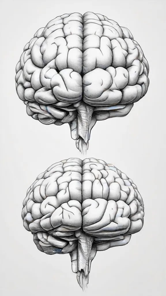 Brain Simple Drawing Sketch Picture
