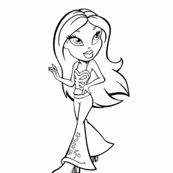 Bratz Doll Drawing Amazing Sketch