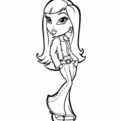 Bratz Doll Drawing Sketch