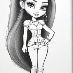 Bratz Drawing Sketch Photo