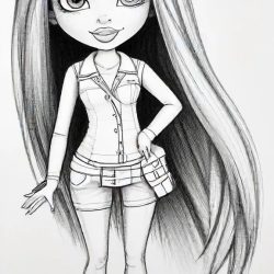 Bratz Drawing Sketch Picture