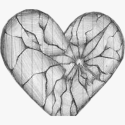 Broken Heart Drawing Realistic Sketch