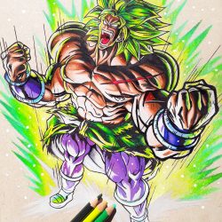 Broly Drawing