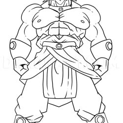 Broly Drawing Amazing Sketch