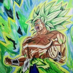 Broly Drawing Art