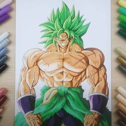 Broly Drawing Hand drawn Sketch