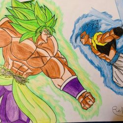 Broly Drawing Realistic Sketch