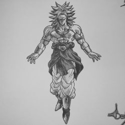 Broly Drawing Sketch