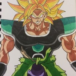 Broly Drawing Stunning Sketch