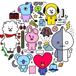 Bt21 Drawing Stunning Sketch